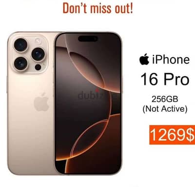 SPECIAL OFFER IPHONE 16 PRO (256gb) NOT ACTIVE