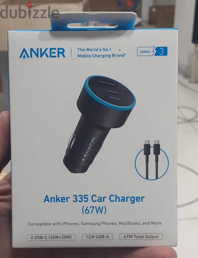 Anker 335 Car Charger 67w