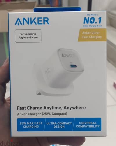 Anker Usb-c 25w compact charger 3pin