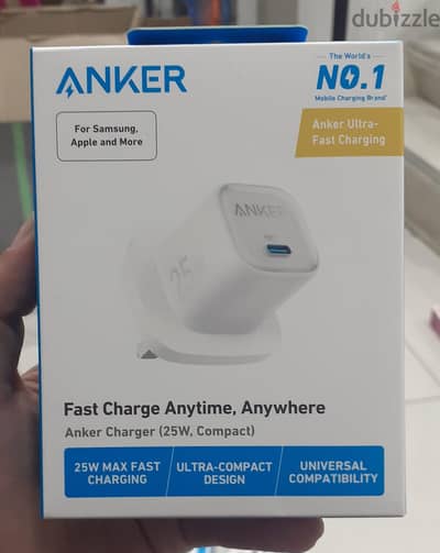 Anker Usb-c 25w compact charger 3pin Exclusive & new offer