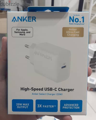 Anker Select Charger Usb-c 20w 2pin Original & Best Price