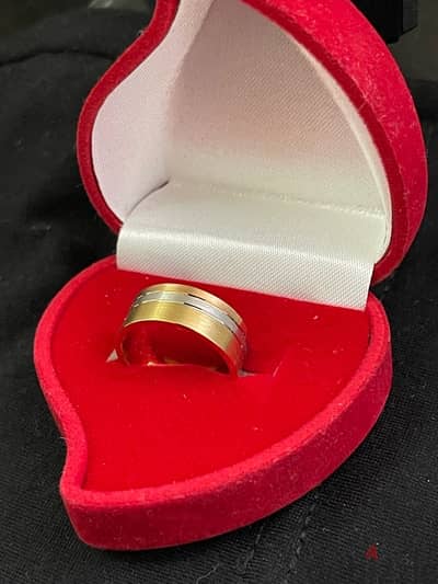 Special Gold 18 K Woman Ring New