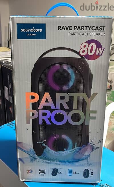 Anker soundcore rave party cast 80w