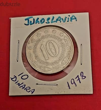 1978 Yugoslavia 10 Dinara