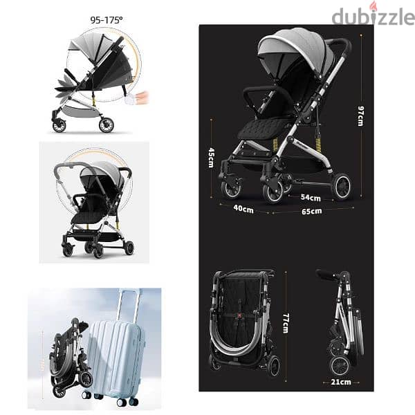 2 In 1 Foldable Baby Stroller 1