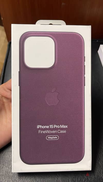 Finewoven case magsafe iphone 15 promax mulberry Original & Best offer