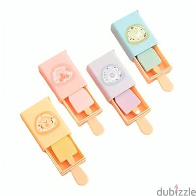 Rubber Eraser Icecream Shape