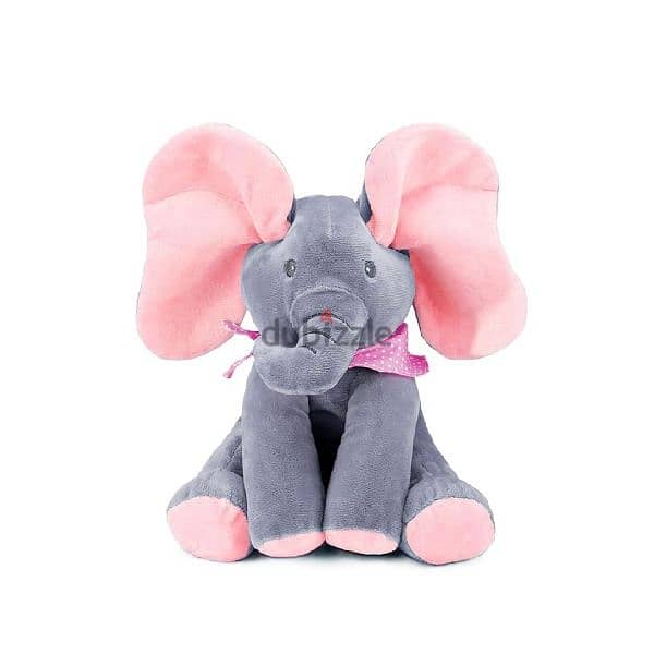 Electric Peekabo Elephant Plush Toy 3