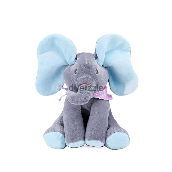 Electric Peekabo Elephant Plush Toy 4