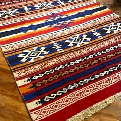 بُسُط مكسيكي Rug كبير ممتاز 250X160