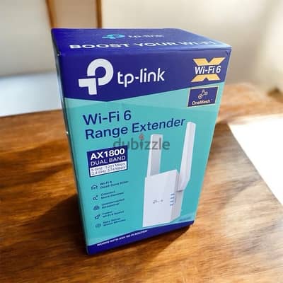 TP-LINK PROFESSIONAL RANGE EXTENDER ONE MESH AX1800 WI-FI EXTENDER