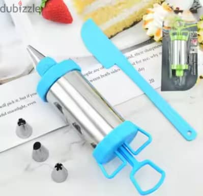 stainless cream dispenser set