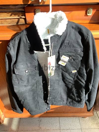 denim black jeans jacket size medium