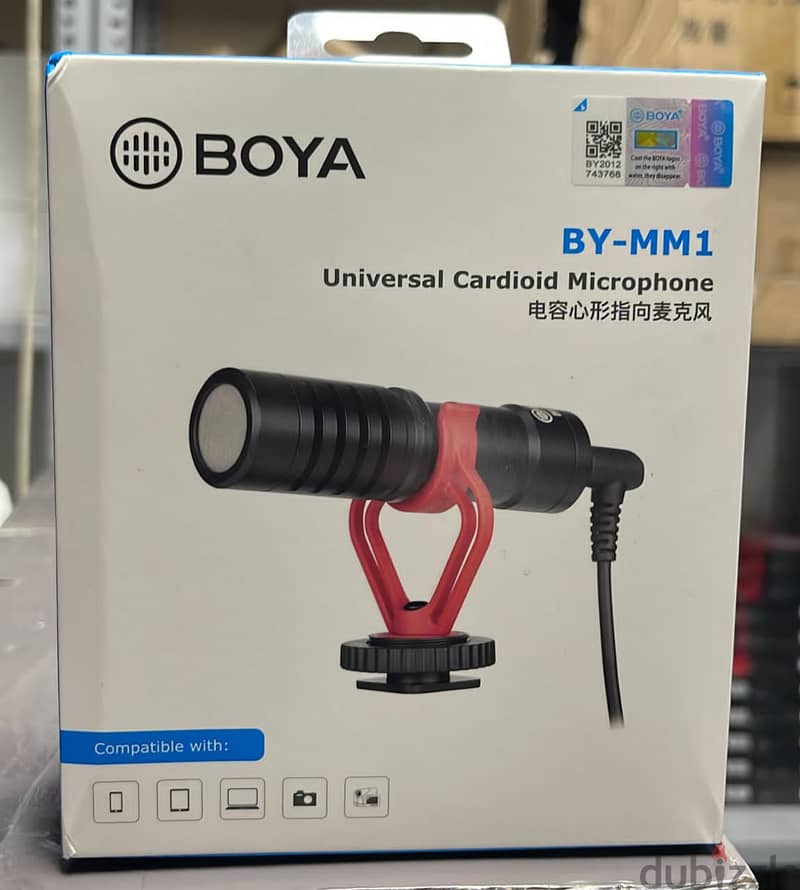 Boya Universal Cardioid Microphone BY-MM1 0