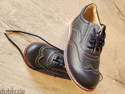 Leather boy shoes new