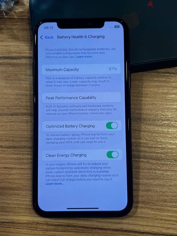 iPhone 11 Pro 256GB, Battery Health: 87% 1