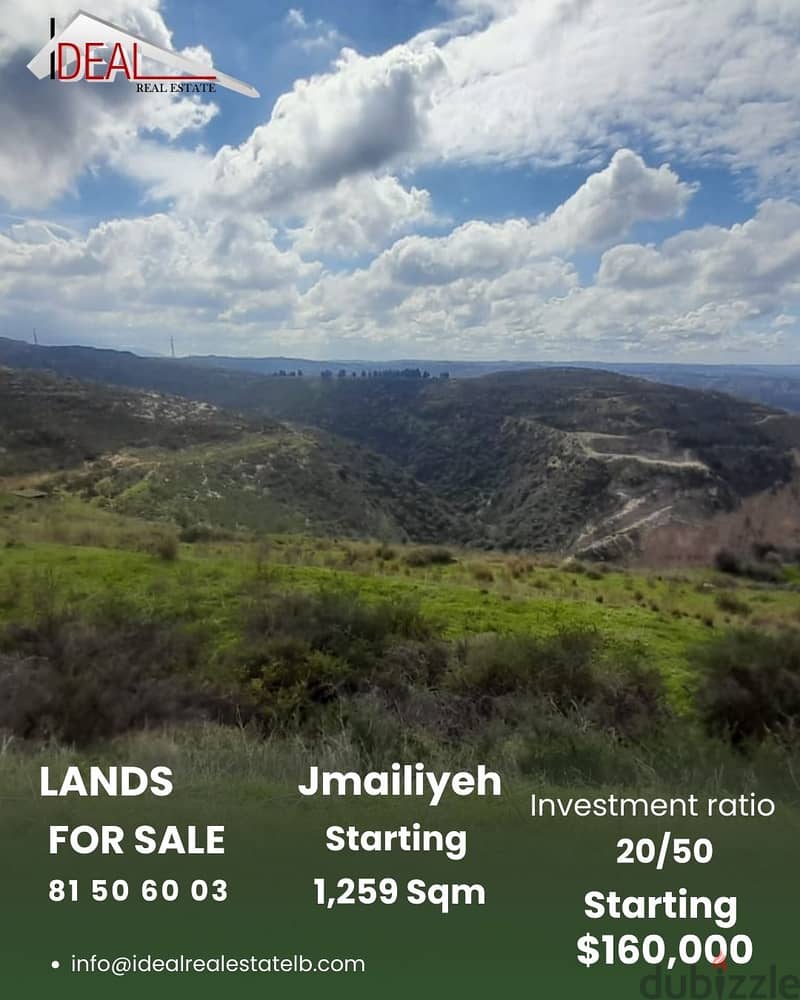 lands for sale in Jmailiyeh Chouf REF#EIB16000 0