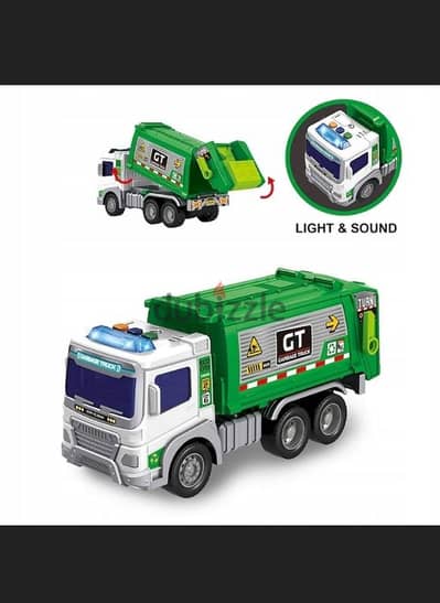 German store smiley play garbage truck