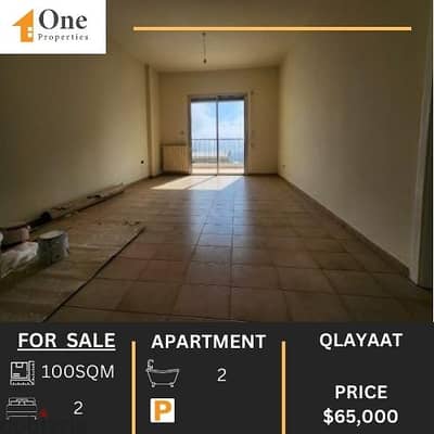 APARTMETN FOR SALE IN  QLAYAAT