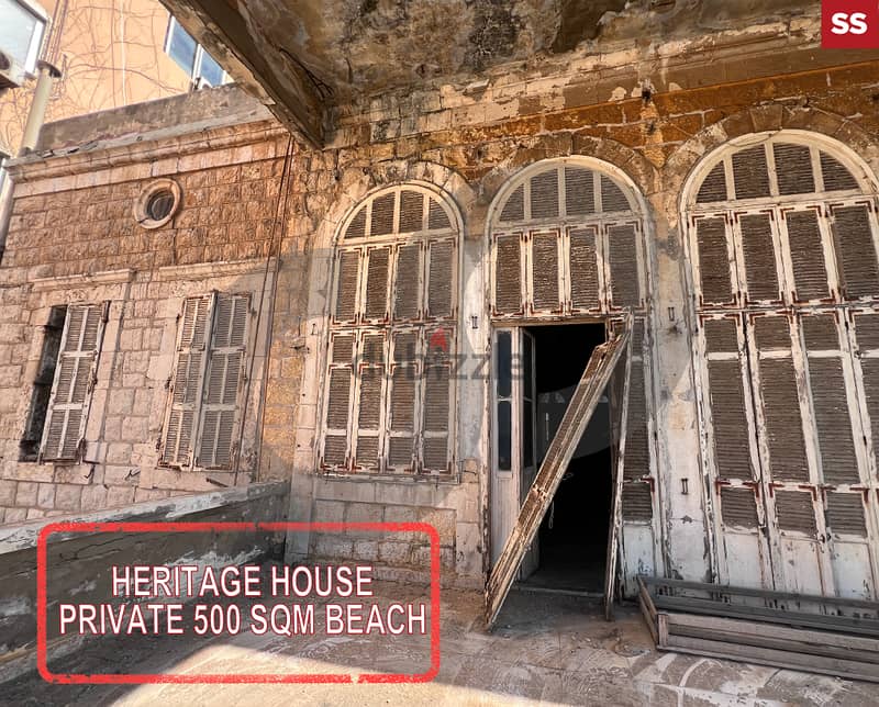 Beachfront heritage hotel for sale in jounieh/جونيه REF#SS118566 0