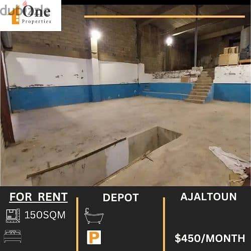 DEPOT FOR RENT IN AJALTOUN 0