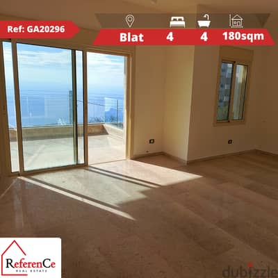 New apartment with terrace in Blat شقة جديدة مع تراس في بلاط