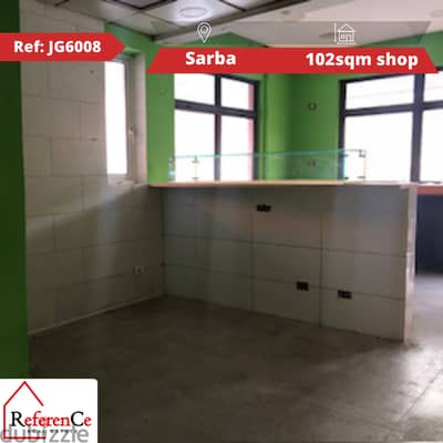 Prime location shop in Sarba محل بموقع مميز في صربا