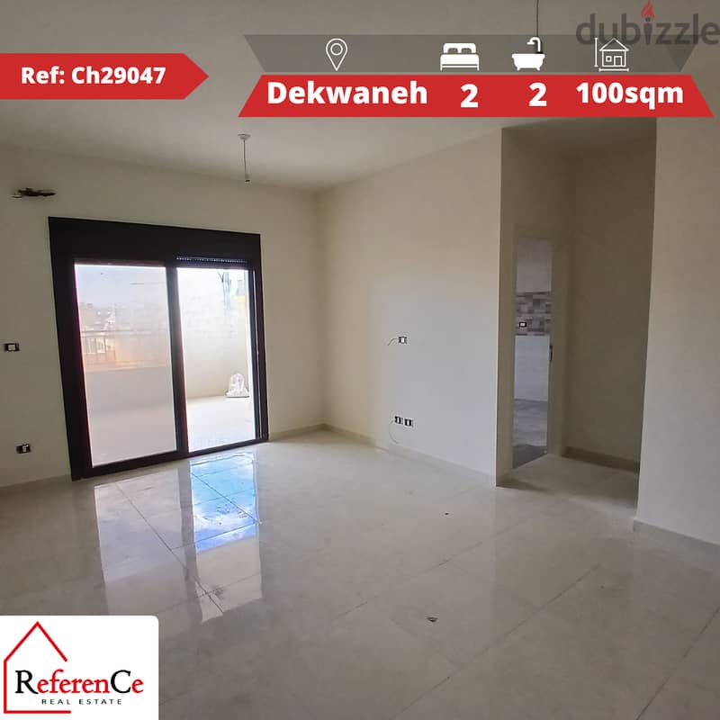 New apartment for sale in Dekwaneh شقة جديدة للبيع في الدكوانة 0