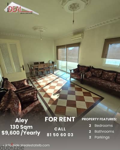 130 SQM Apartment for rent in Aley REF#RB6029