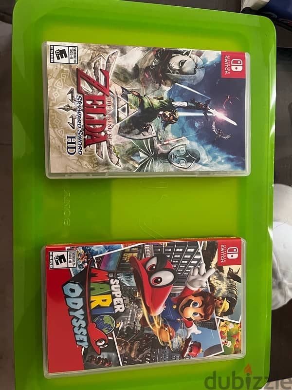 Nintendo Switch Zelda Skyward Sword & Mario Odyssey 0