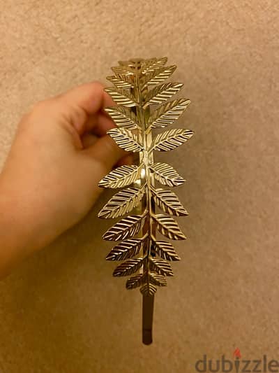 Gold leaves headband/ headpiece