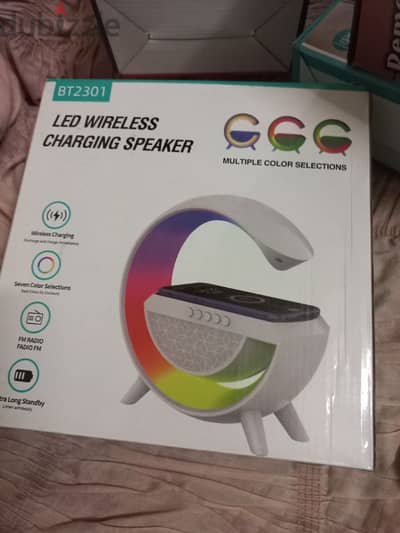 led wireless charging speaker for sale