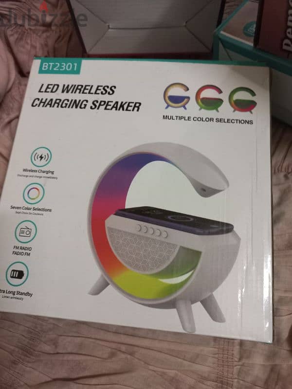 led wireless charging speaker for sale 0