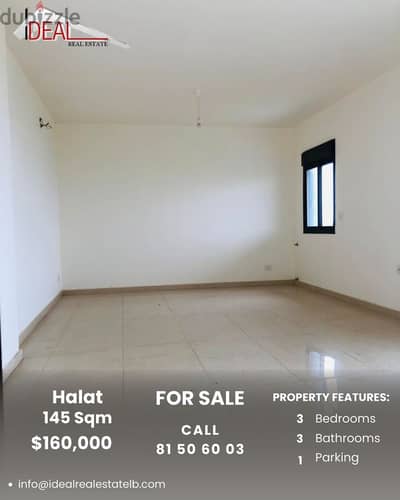 145 SQM  Apartment for sale in Halat REF#FS3018