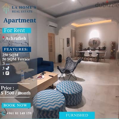 apartment for rent in achrafieh شقة للايجار في الاشرفية