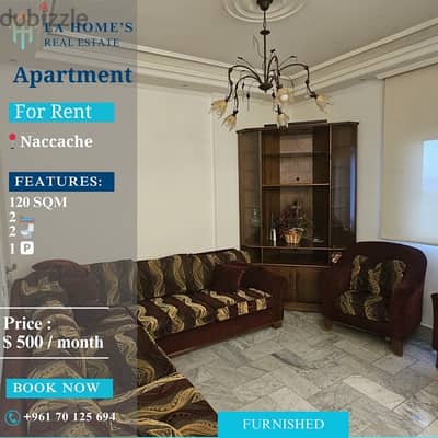 apartment for rent in naccache شقة للايجار في النقاش