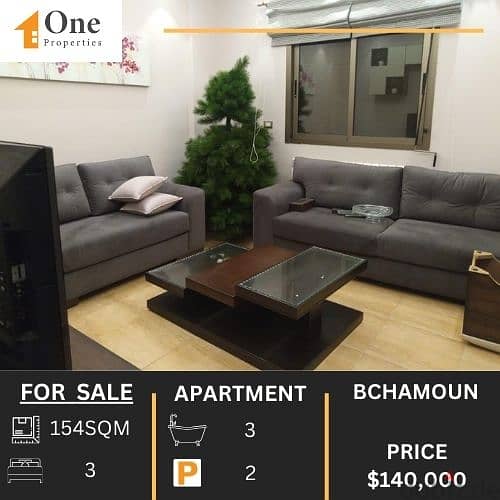 FURNISHED APARTMENT FOR SALE IN BCHAMOUN 0