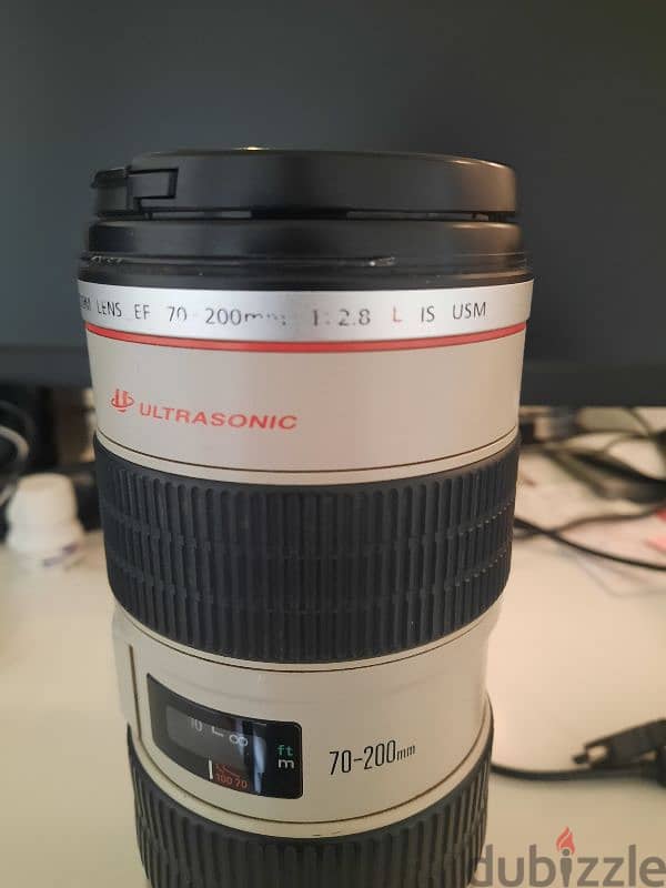 USED canon lens EF 70 - 200 mm 1:2.8 L IS USM 4