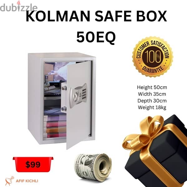 Kolman Safe Box all Sizes New 0