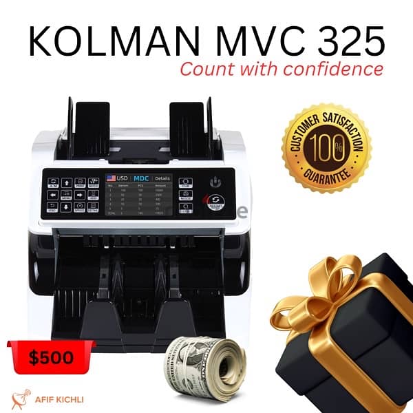 Kolman Money Counter USD EURO LBP 2