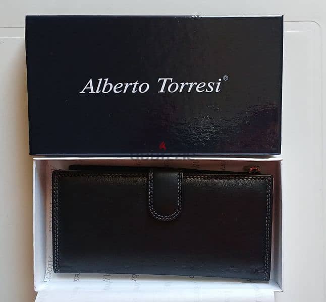 Very Soft Real Leather Woman Wallet - Made in Italy 1