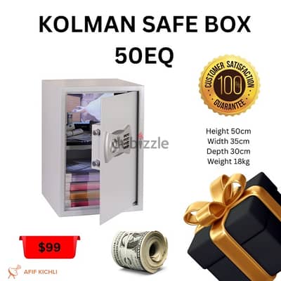 Kolman Safe Box all Sizes New