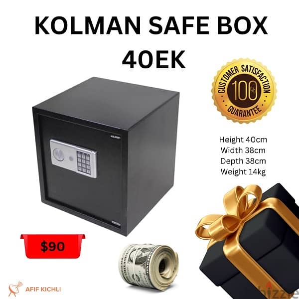 Kolman Safe Box all Sizes New 15