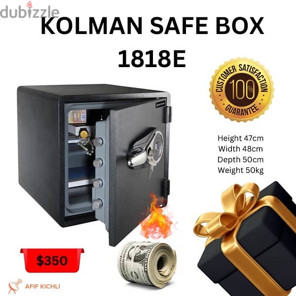 Kolman Safe Box all Sizes خزنات حديد جميع المقاسات 16