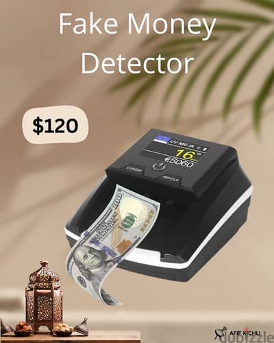 Fake Money Detectors USD EURO LBP مكنة فحص المزور