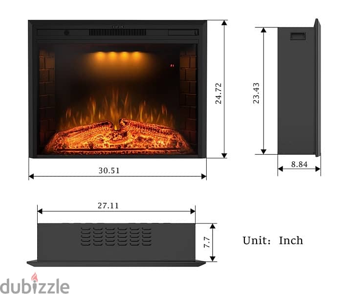 electric fireplace heater 2