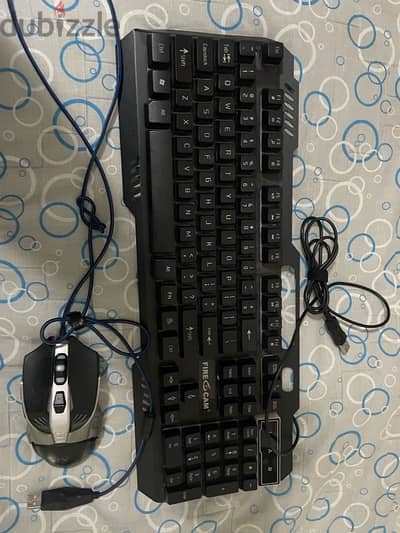 gaming mouse + gaming keyboard