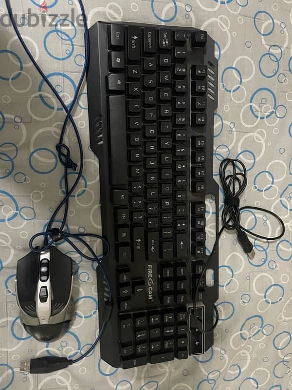 gaming mouse + gaming keyboard 0