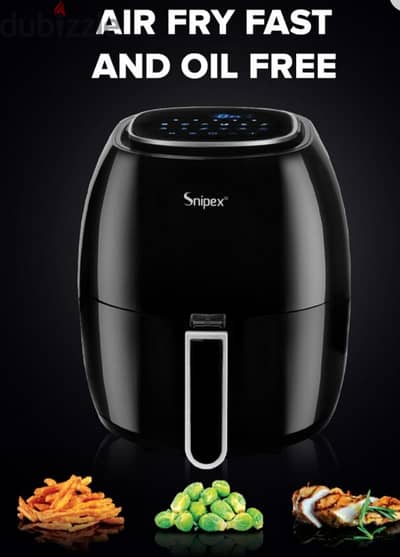 Digital Air Fryer With 12 Preset on digital screen