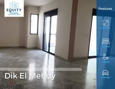 160 SQM Apartment For Rent In Dik El Mehdy شقة للإيجار #CK150130